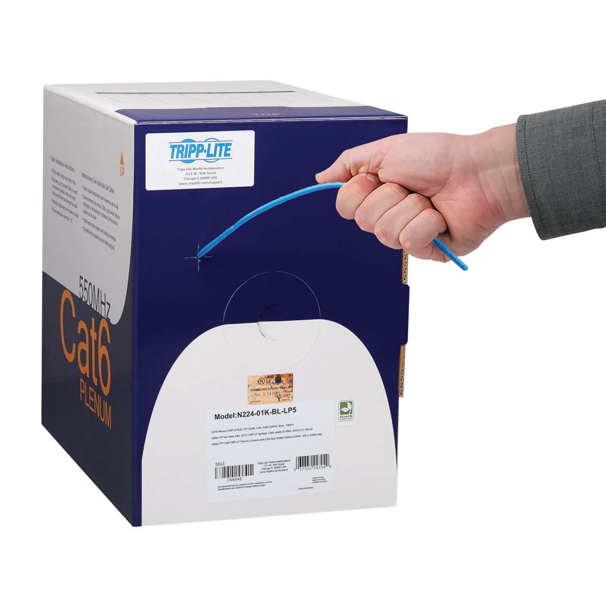 Cat6 Bulk Cable 100W Highpwr